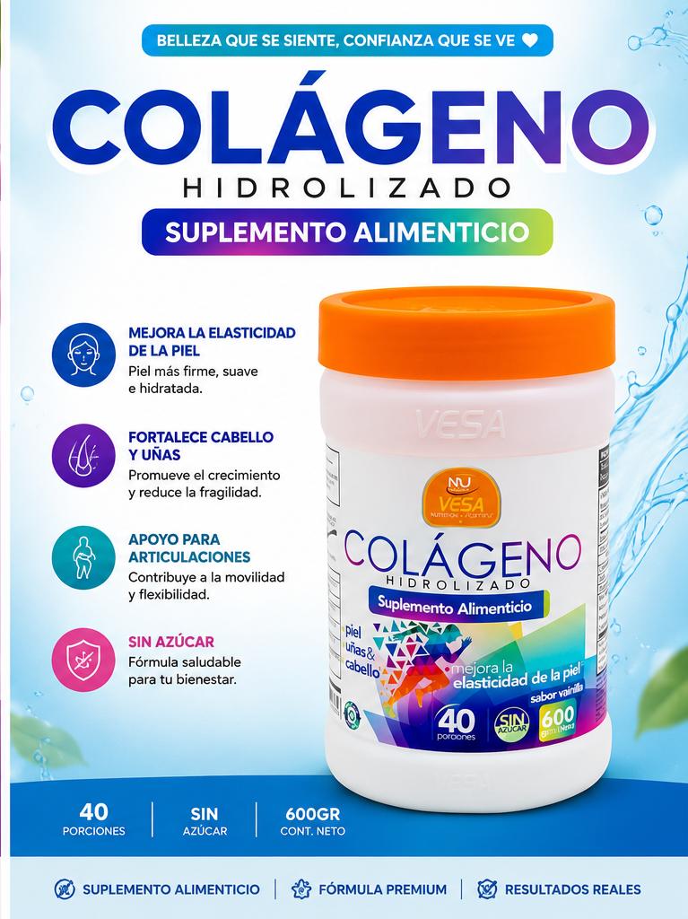 COLÁGENO HIDROLIZADO SUPLEMENTO ALIMENTICIO